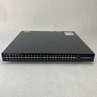 Cisco WS-C3650-48PS-S V04 Tested & Reset 1X PSU No Rack Ears