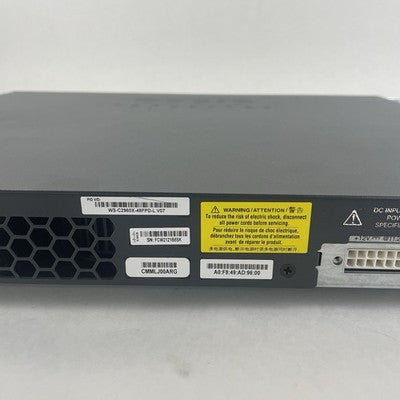 Cisco Catalyst WS-C2960X-48FPD-L V07 48-Port Gigabit Managed PoE+ - Tested