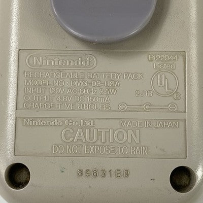 Nintendo Game Boy DMG-03-USA Rechargeable Battery Pack