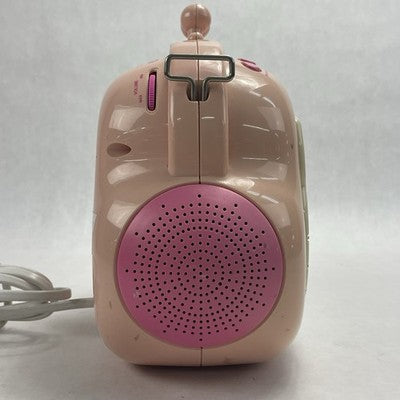 Sanrio Hello Kitty Pocketbook AM/FM Radio CD Player Boombox 2003 For Parts