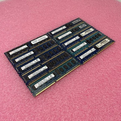 Assorted Hynix 4GB DDR3-1333 ECC RDIMM Server RAM Mixed P/N Lot of 10 Untested