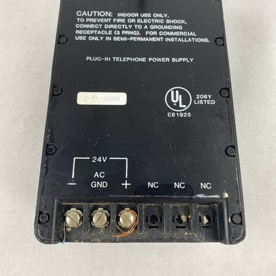 Valcom VP-1024 Power Supply 120VAC 0.4A 60Hz Untested No Cords
