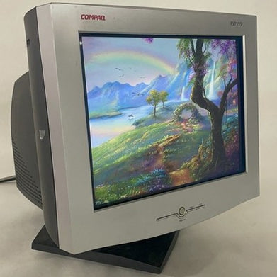 Compaq Color VGA CRT 16" Monitor FS7555 HSTND-1P02 For Parts
