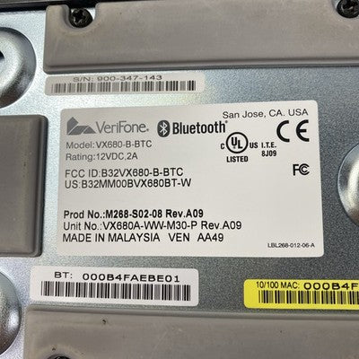 Verifone VX680-B-BTC Charging Dock - Untested No Power Cord