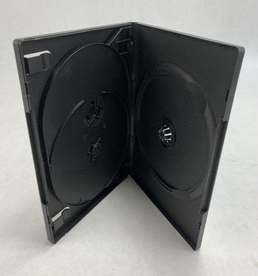 Unbranded 3-Disk Black DVD Case (Lot of 5)