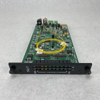 GE Security Fiber Options B742AVT-RSTL 742-T Digital Video/Audio Transmitter