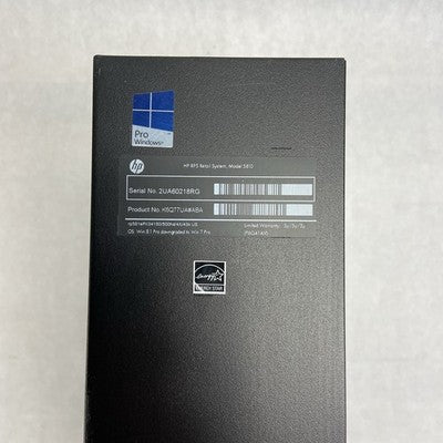HP RP5 Retail 5810 SFF Intel Core i3-4150 3.5GHz 8GB RAM No HDD No OS