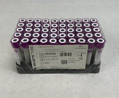 Vacuette 454428 2ml K2E K2EDTA 13x75 50pcs Tubes