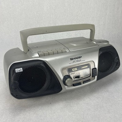Sharp QT-CD114 Broken CD Player  Working Tape Deck and AM/FM Parts Or Repair