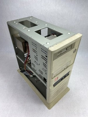 Unbranded Beige AT Mid Tower Computer Case SH-250P AT 250W PSU