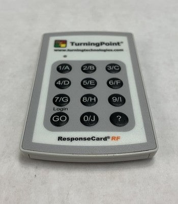 Turning Technologies RCRF-01 Response Card Clicker Remote (Lot of 4)