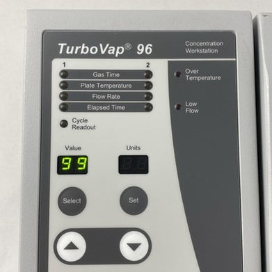 Biotage TurboVap 96 Concentration Workstation 103263/05 w/ Power Cord