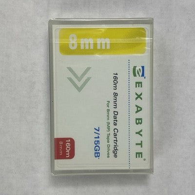 Exabyte 160m 8mm 7/15GB Data Cartridge Sealed (Lot of 9)