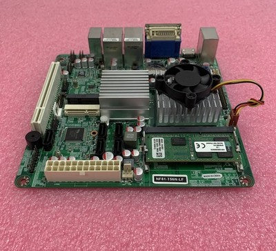 Jetway NF81-T56N-LF Motherboard AMD G-56N 1.65GHz 2GB RAM 1 Stick No Shield