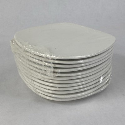 Steelite Distinction C078 Plate Quadro 14cm 5 1/2 Monaco White 36ct. per Case