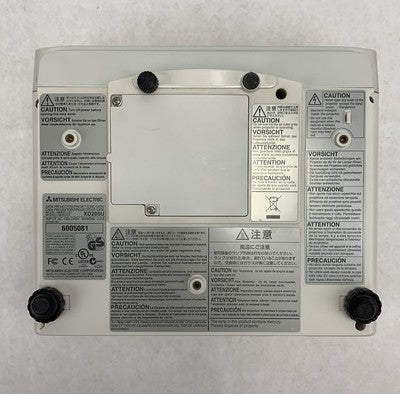 Mitsubishi XD205U Projector - No Remote