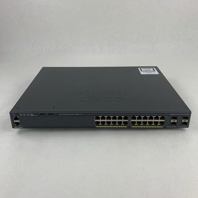 Cisco Catalyst 2960 WS-C2960X-24PS-L V03 24 Port Tested Reset No Stack