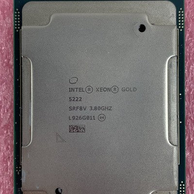 Intel Xeon Gold 5222 4-Core 3.80 GHz 16.5MB LGA3647 Processor SRF8V Tested