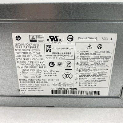 HP PCD018 280W Switching Power Supply Tested