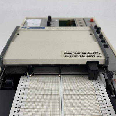Graphtec WR3101 Linearcorder Mark VII Powers and Prints Not Fully Tested