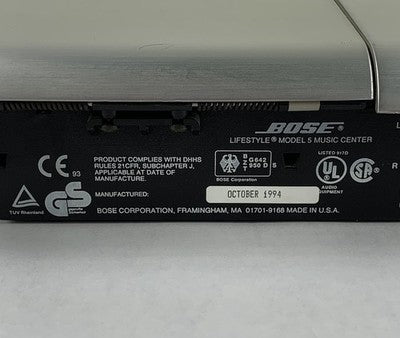 Bose Lifestyle 5 Music Center - Parts or Repair