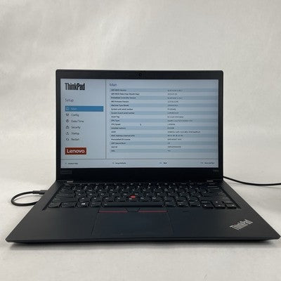 Lenovo ThinkPad T490s 14" i5-8265U 1.60 GHz 8 GB RAM No SSD No OS No Battery