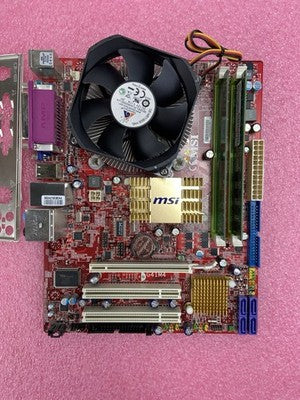 MSI MS-7592 Motherboard Intel Core 2 Duo E7500 2.93GHz 3GB RAM w/IO