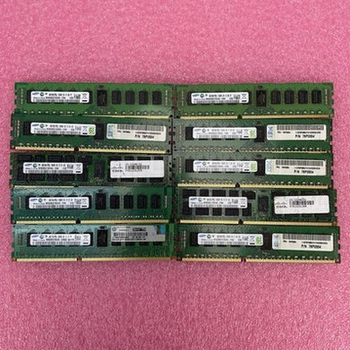 Samsung 4GB DDR3 PC3/PC3L-10600R ECC Reg Server RAM Lot of 10 Untested