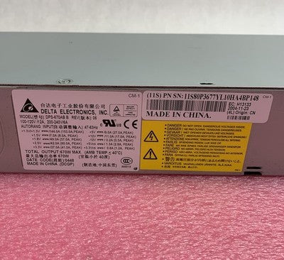 Delta Electronics DPS-670AB 670W Server Power Supply