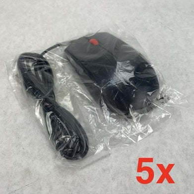 Lenovo OEM USB Wired Optical Mouse 00PH133 SM50L24506 1000 DPI Lot of 5
