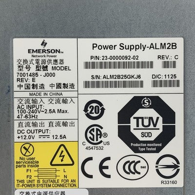 Emerson 7001485-J000 Power Supply ALM2B