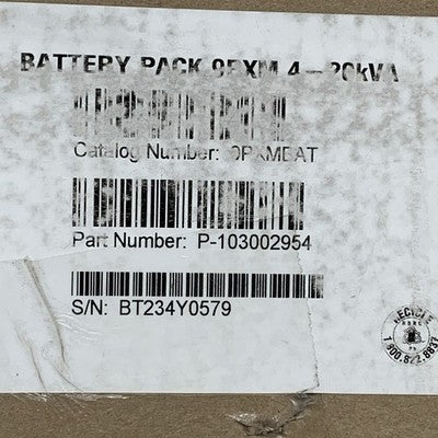 Eaton 9PXMBAT P-103002954 Extended External Battery Pack Old Stock 10/24
