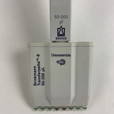 Brinkmann Transferpette-8 50-200 uL 8-Channel Manual Pipette Untested