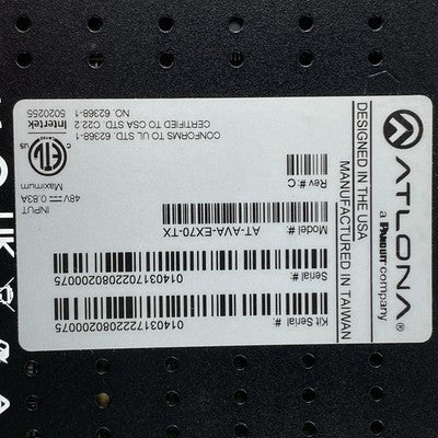 Atlona AT-AVA-EX70-TX 4K HDMI Transmitter