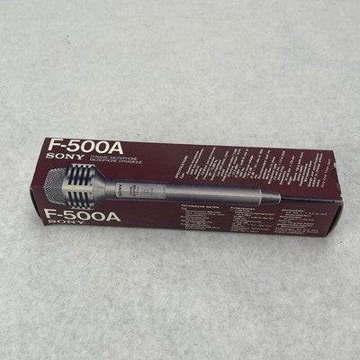 Sony Model F-500/ 500A/ 500S Dynamic Microphone Service Manual