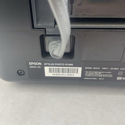 Epson Stylus Photo R1900 Digital Photo Inkjet Printer Untested No Ink