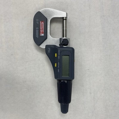 SPi Mechanical IP54 0-1" 0.00005" Outside Micrometer Untested