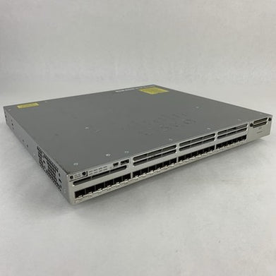 Cisco Catalyst WS-C3850-24XS-E V02 Fully Managed Switch Broken Fan Clip Tested