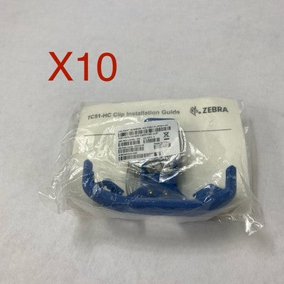 Zebra SG‑TC51‑CLIPHC1‑01 Plastic Carrying Clip Lot of 10