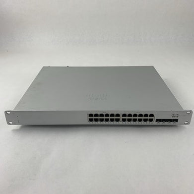 Cisco Meraki MS250-24P 24-Port Gigabit Switch Tested Reset Dented Cover