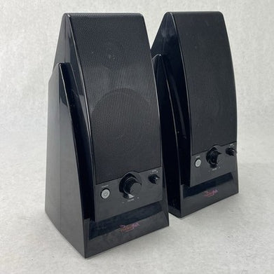 2 Rocketfish RF-WS01 Wireless Bookshelf Speakers No Power Cord