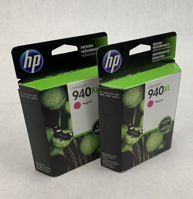 HP Officejet Pro 940XL C4908AN Magenta Ink Exp. Feb 2014 (Lot of 2)