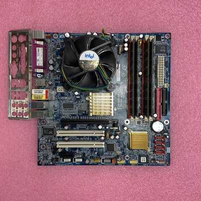 Gigabyte 8I915GMF Motherboard Intel Pentium 4 3GHz 3GB RAM w/IO Shield Bad Cap