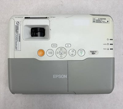 Epson PowerLite 93+ H382F LCD Lamp Projector No Remote - 3815 Lamp Hours