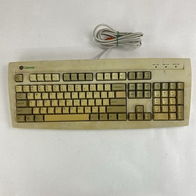 Gateway Vintage PS2 White Keyboard Model 7001049