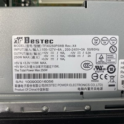 HP Pro 3000 SFF Pentium Dual-Core E6700 3.2GHz 2GB RAM No HDD No OS