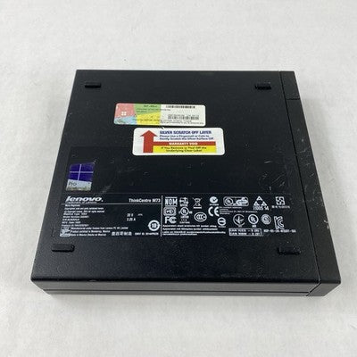 Lenovo ThinkCentre M73 Micro Pentium G3220T 2.6GHz 2x4GB RAM No HDD/OS/AC