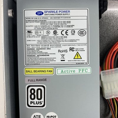 Exacq IPS-2000-ELIP 1U Server Rackmount Chassis w/ Sparkle Power SPI220LE PSU