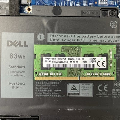 Dell Latitude 5520 15.6" i5-1135G7 2.40 GHz 8GB RAM No SSD No OS Scratched Paint