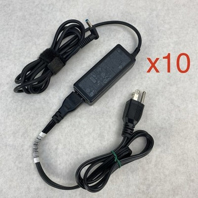 HP HSTNN-DA40 45W 19.5V 2.31A Blue Tip Barrel Laptop AC Adapter (Lot of 10)
